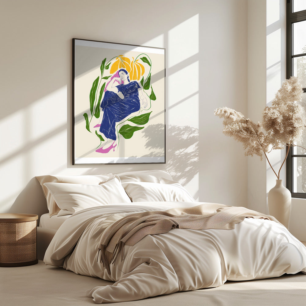 Jlr Quiet in the garden | Poster