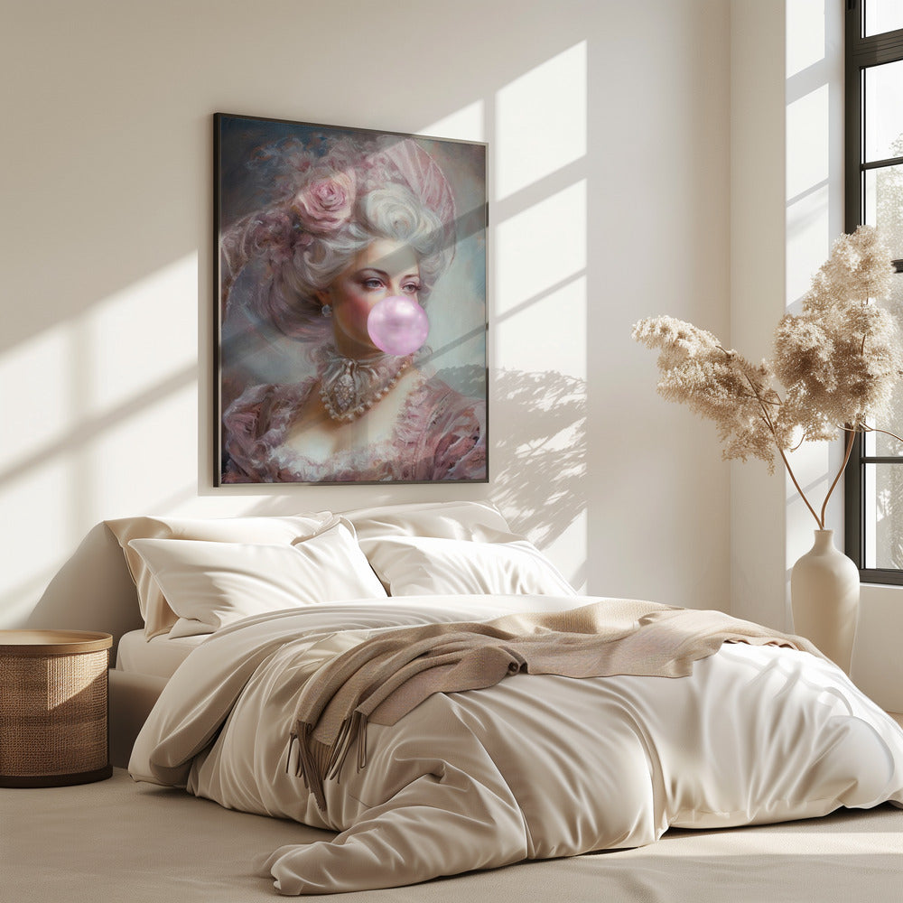 Pastel Marie Antoinette Bubble-Gum | Poster