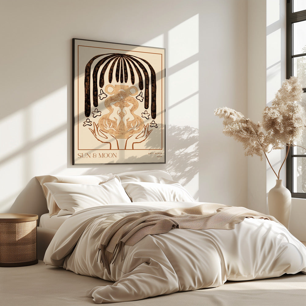 Vessel Collection : Sun &amp; Moon (LineArt) | Poster