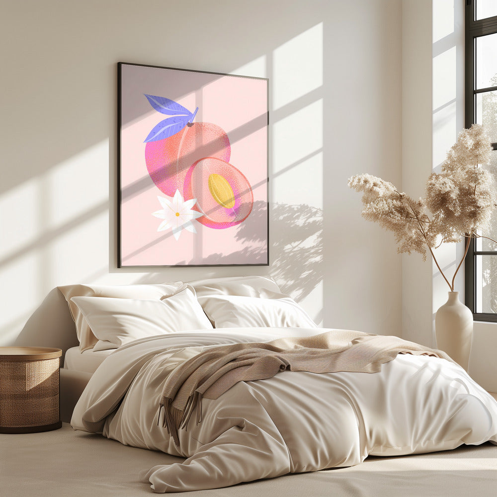 Textured Peach | Poster