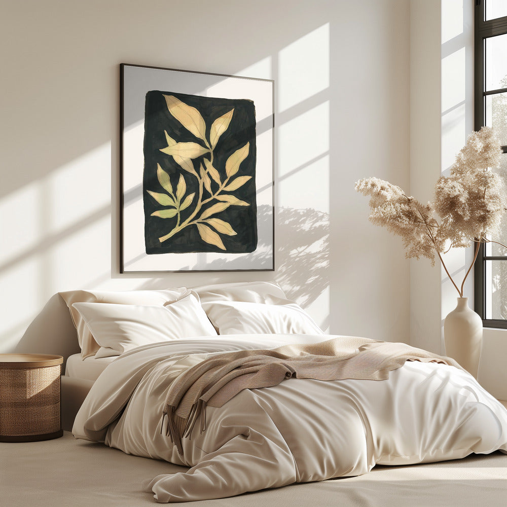 Foliage noir N.1 | Poster