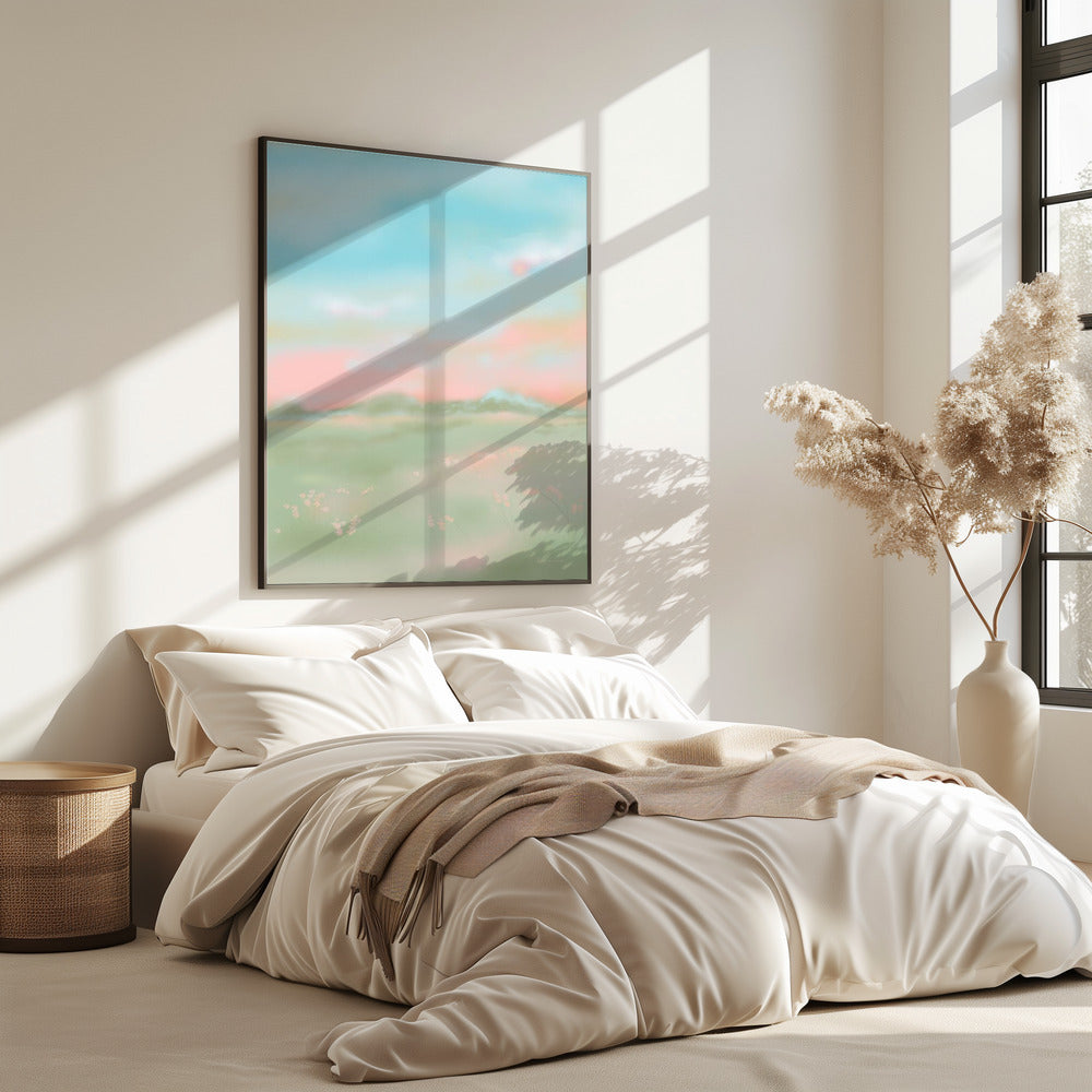 Dreamy Pastel Meadow | Poster