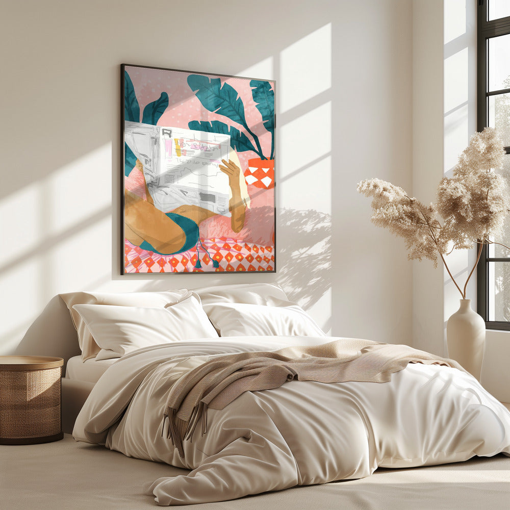 Bohemian Morning News Art Print | Poster