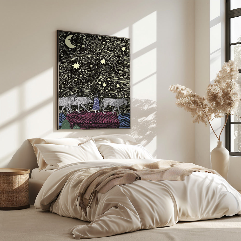 Girl With Wolves | Poster