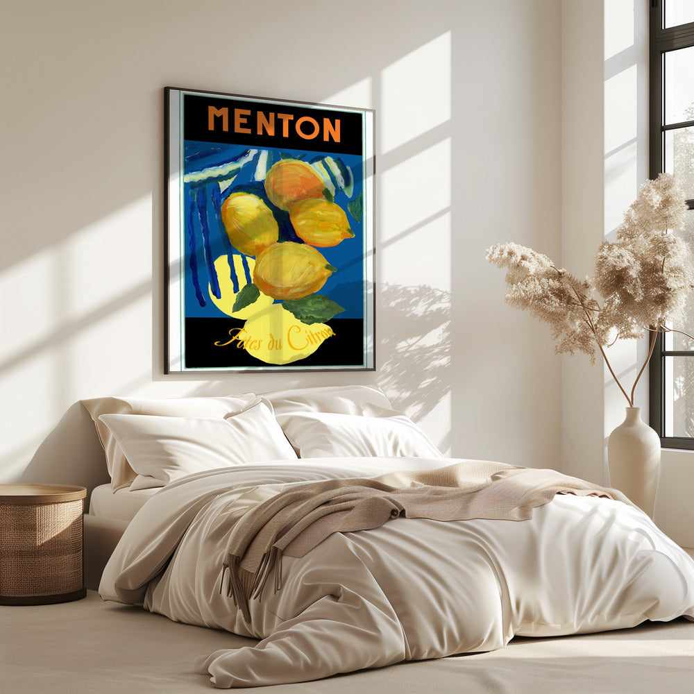 Lemons Menton Citrus Fruit Poster | Poster