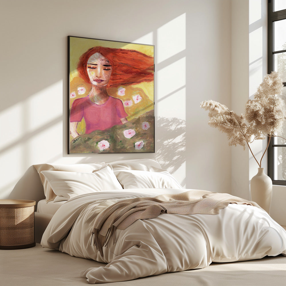 Red Head Free as the Breeze | Poster