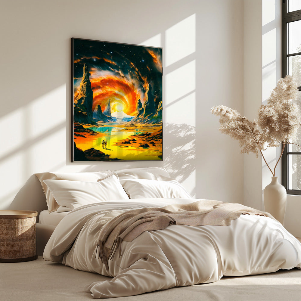 Romantic Space Walk | Poster