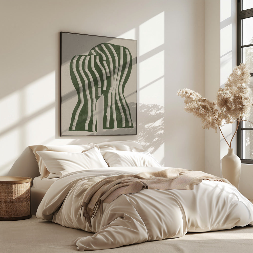 Curved Stripes | Poster