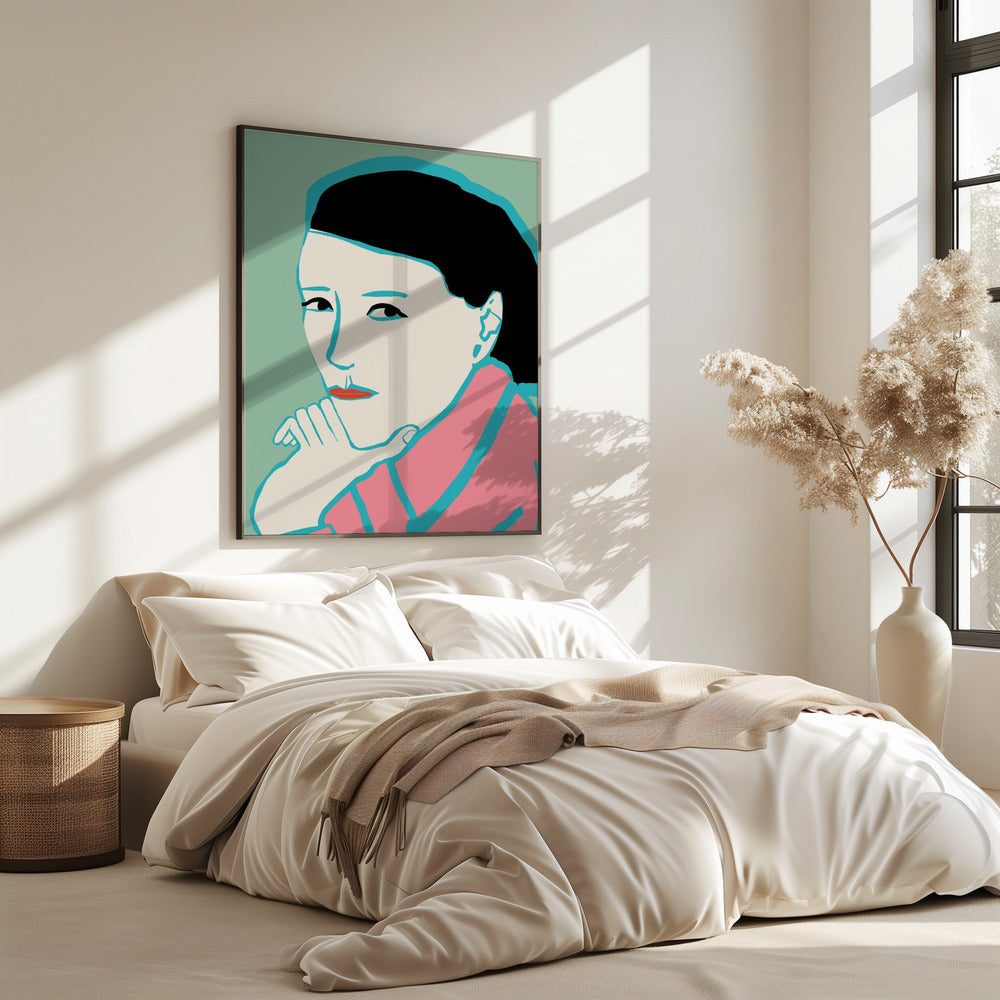 Woman looking | Poster