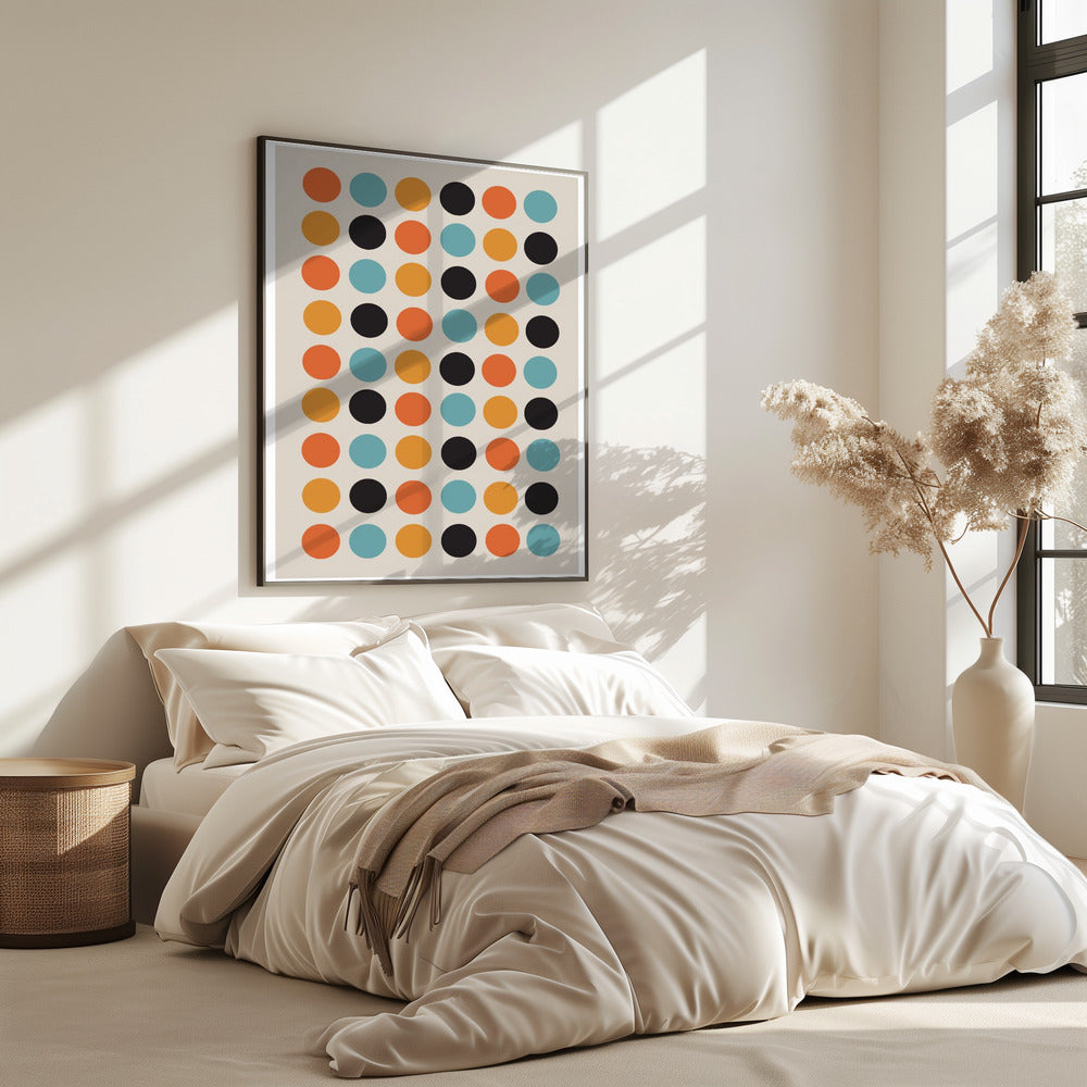 Retro Dot Delight | Poster