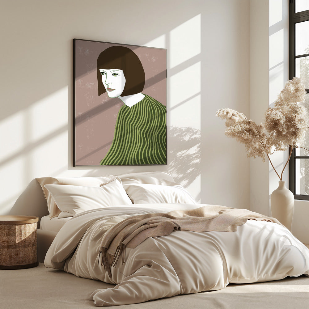 The brunette | Poster