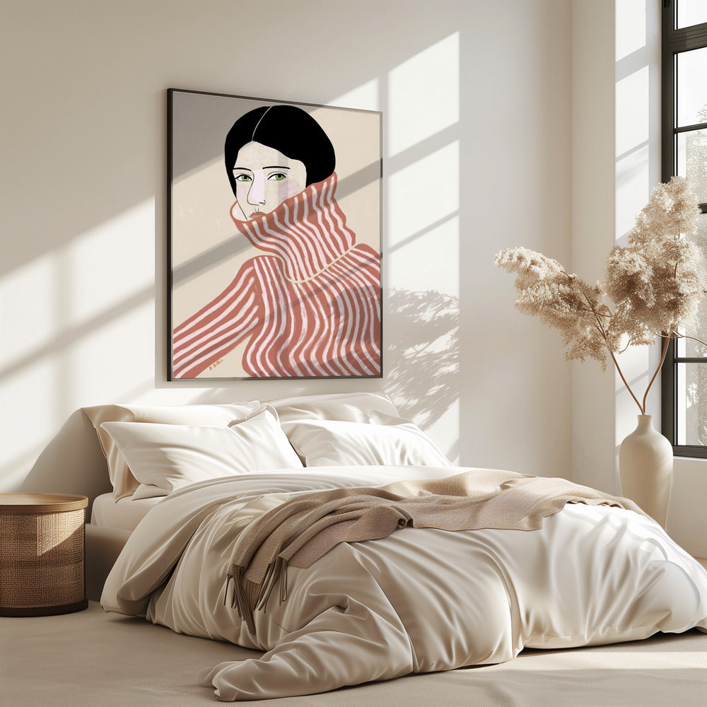 Lady in jumper | Poster