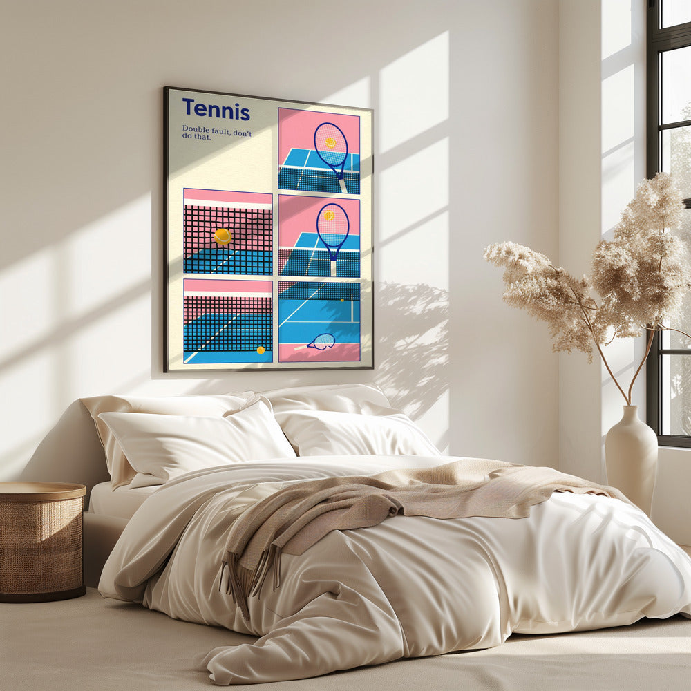Poster Tennis Double Vault | Poster