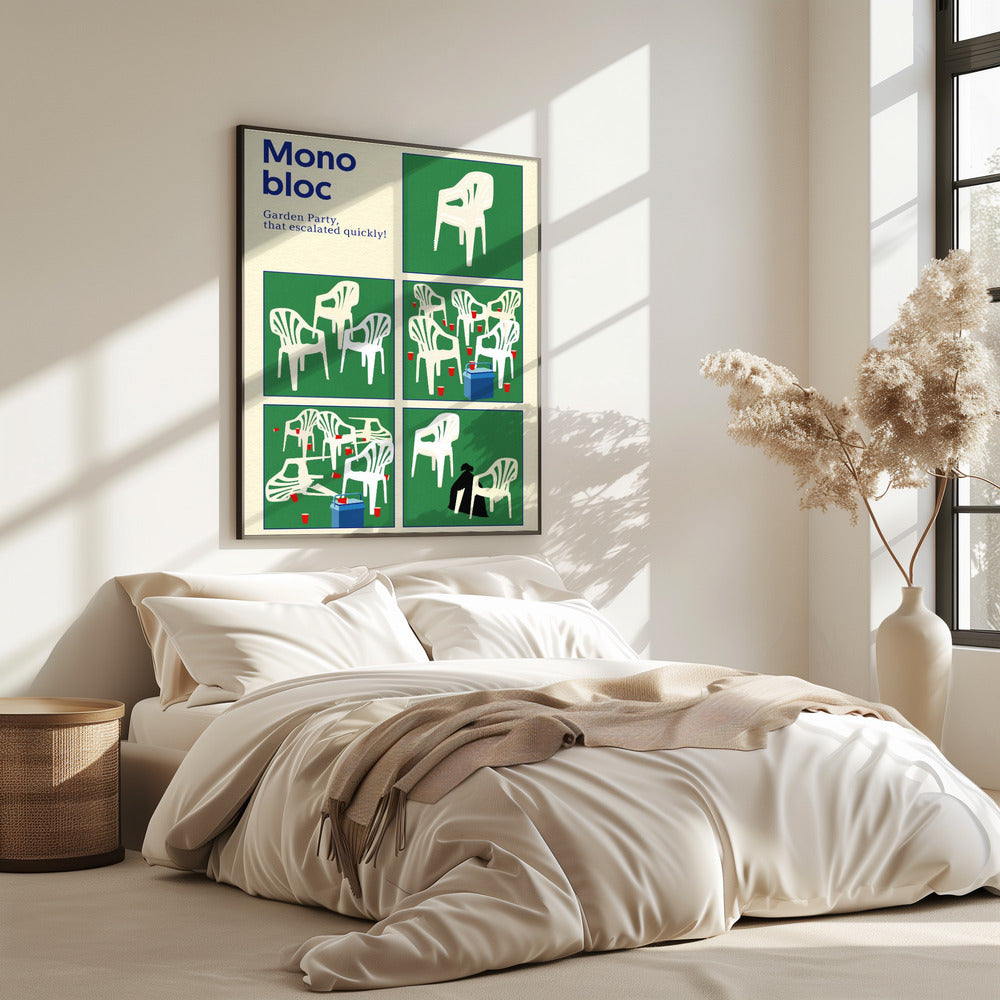 Poster Monobloc Five Squares | Poster