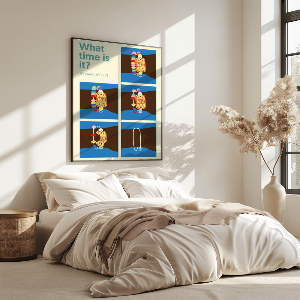 Poster Candy Clock | Poster