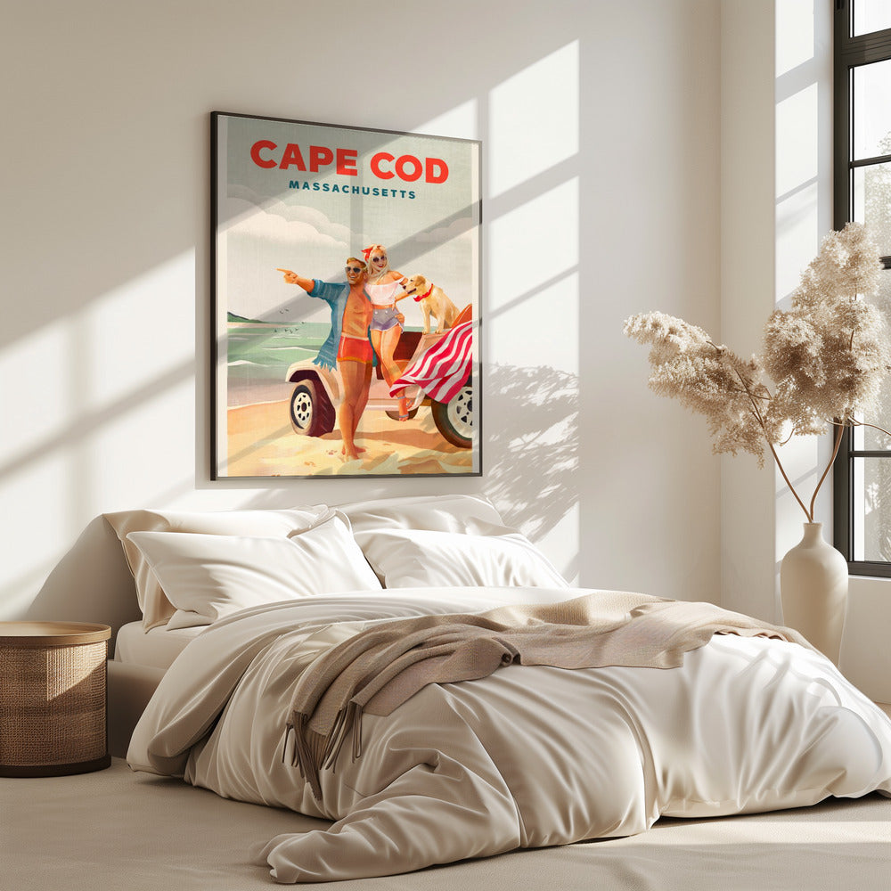 Cape Cod Massachusetts Summer Beach Art | Poster