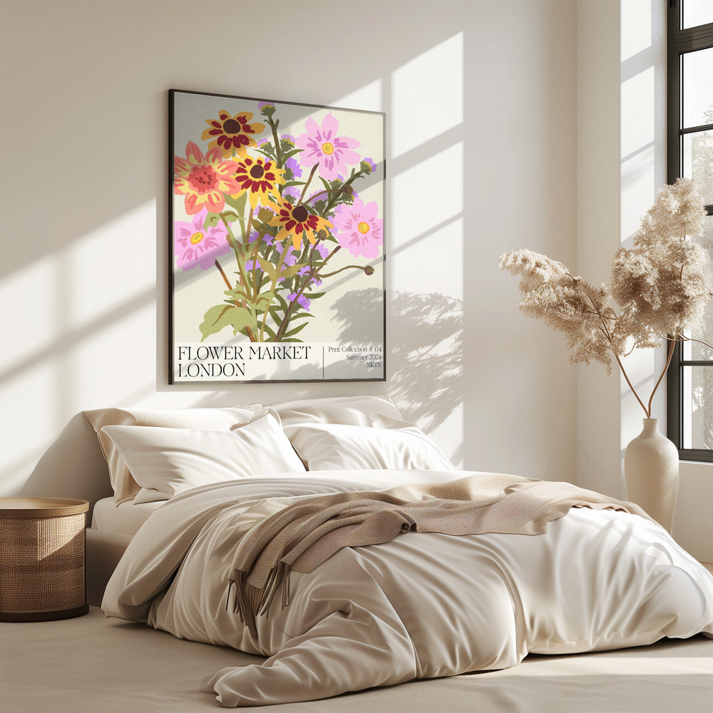 London Flower Market | Poster