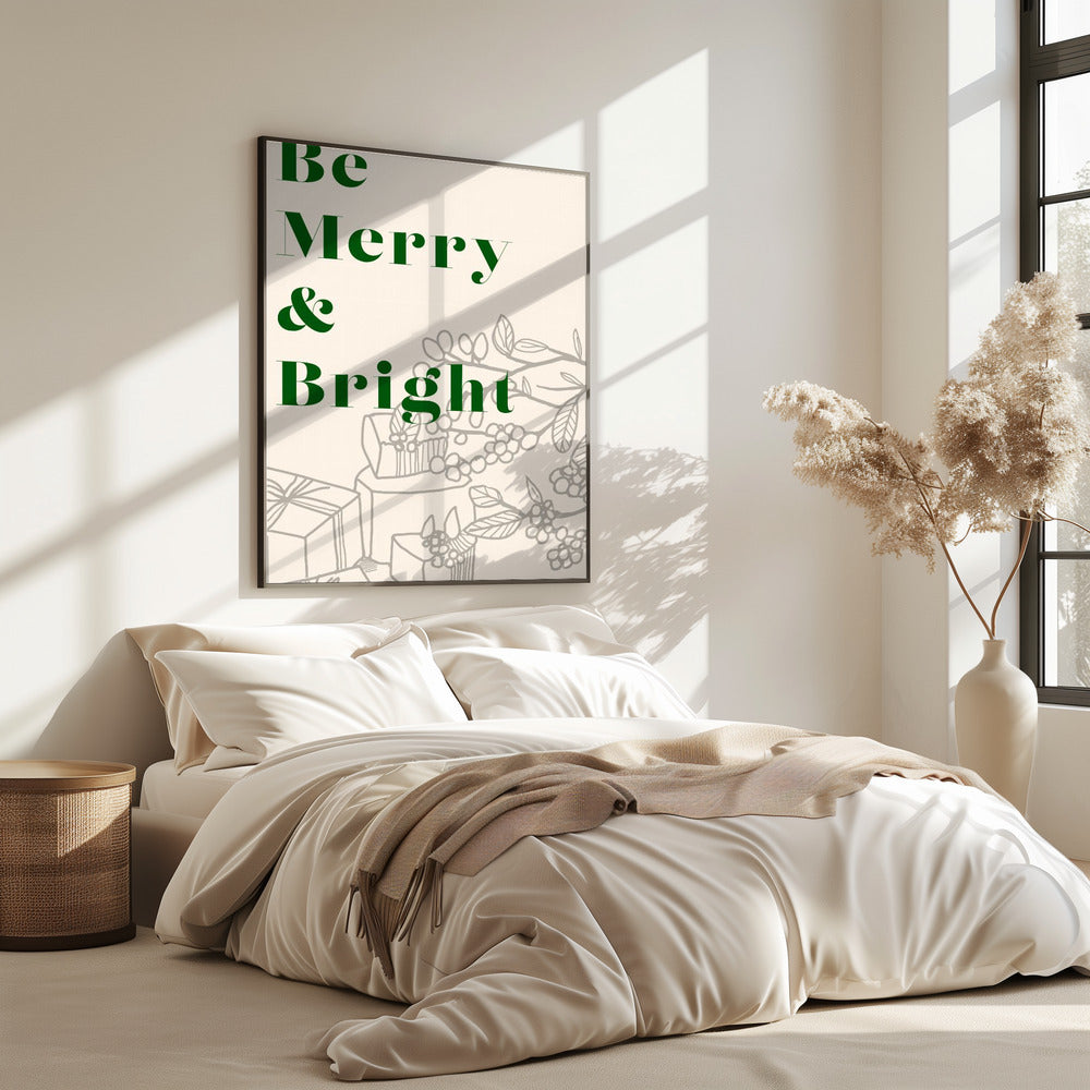 Bows and Baubles: Be Merry &amp; Bright Christmas | Poster