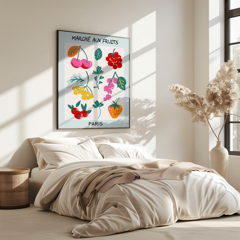 Fruit Market Paris | Poster