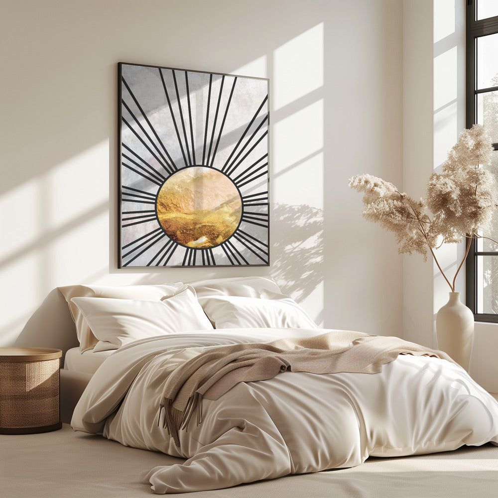 Black gold mid sun | Poster