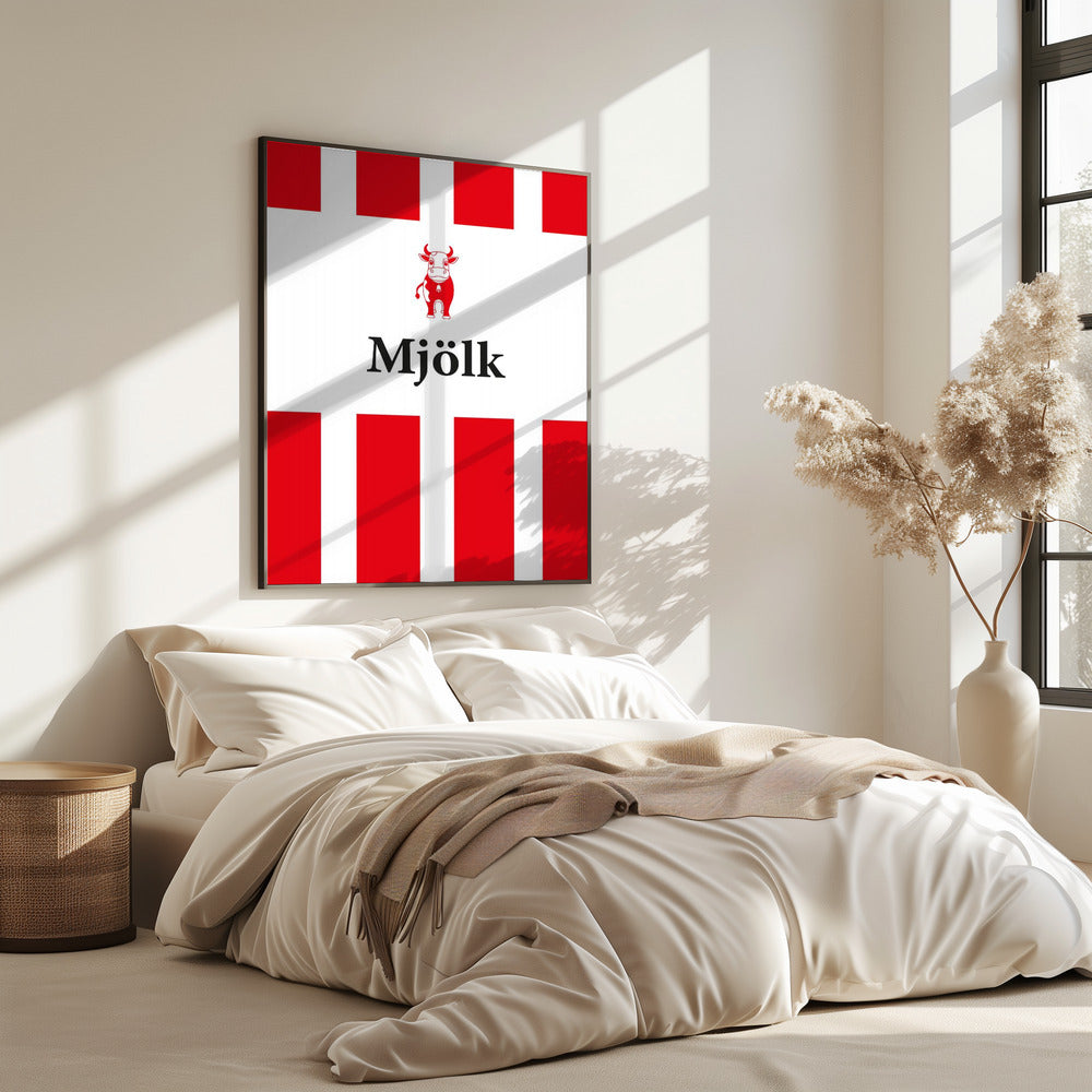 Mjölk Röd | Poster