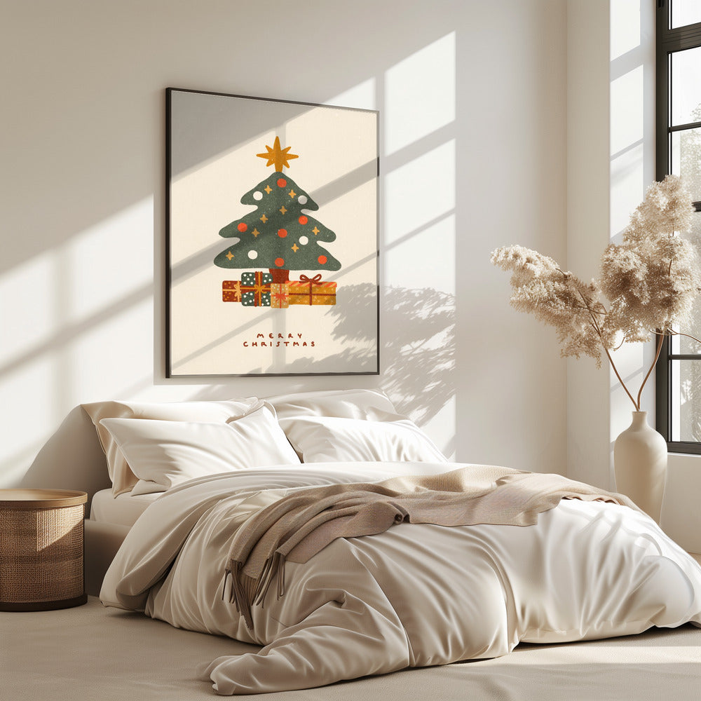 Christmas tree with gifts | Poster
