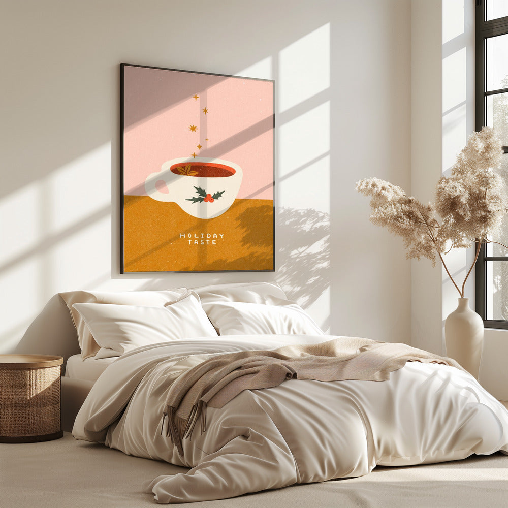 Mulled wine mug. Holiday Taste | Poster