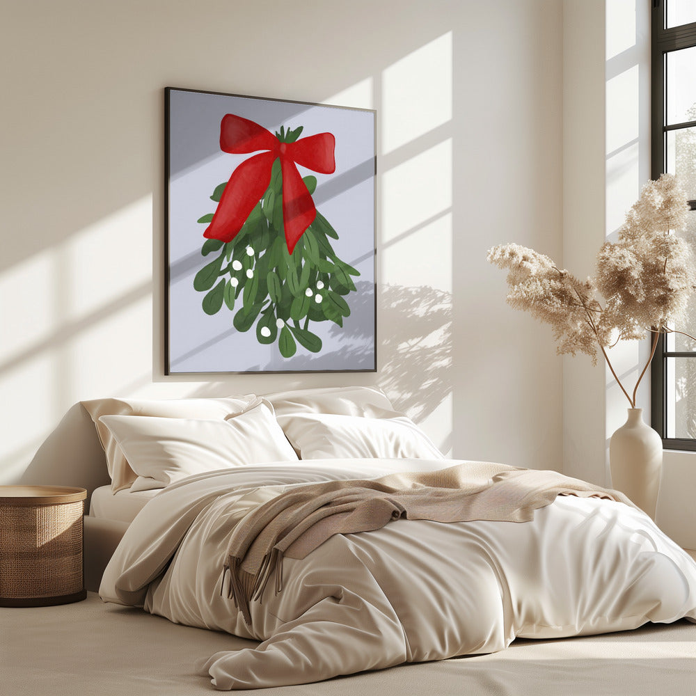 Festive Mistletoe Charm | Poster