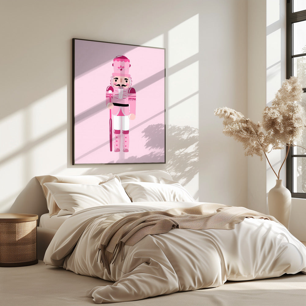 Pink Nutcracker Charm | Poster