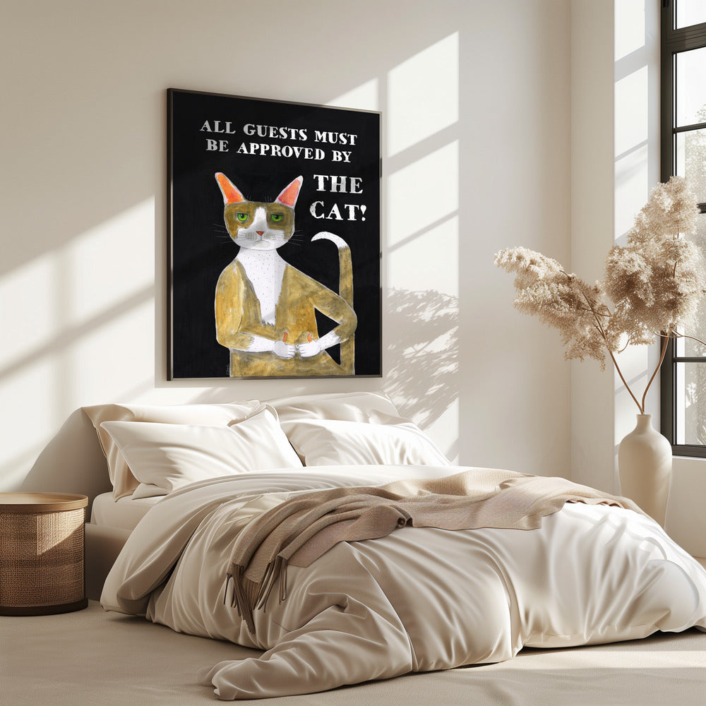 Approved by the cat | Poster