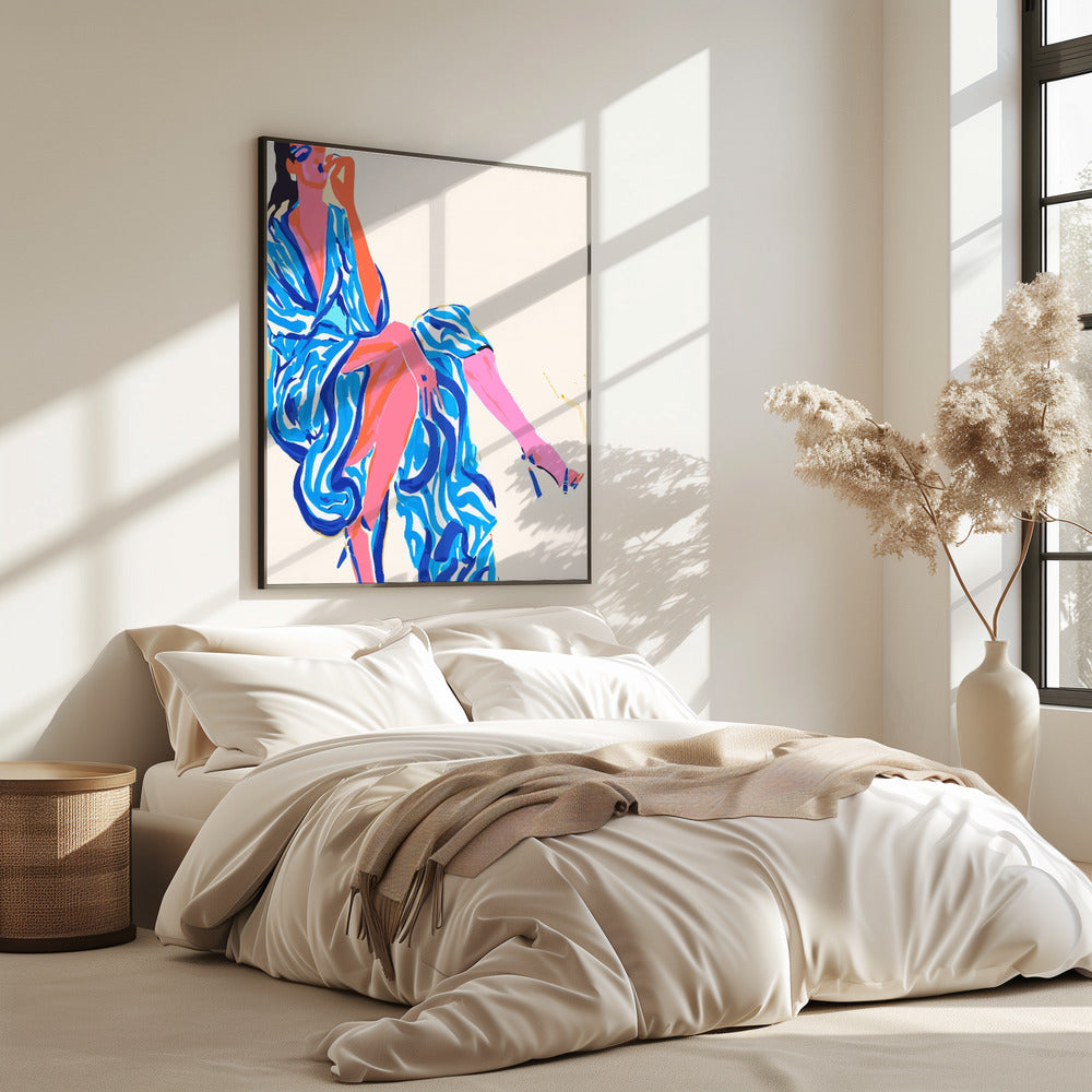 Portrait Woman in robe | Poster