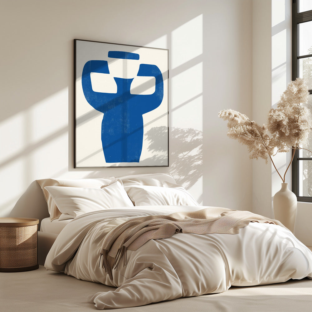 Vase Blue 04 | Poster