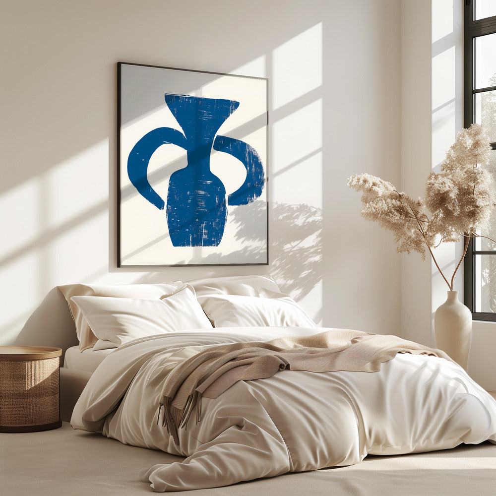 Vase Blue | Poster