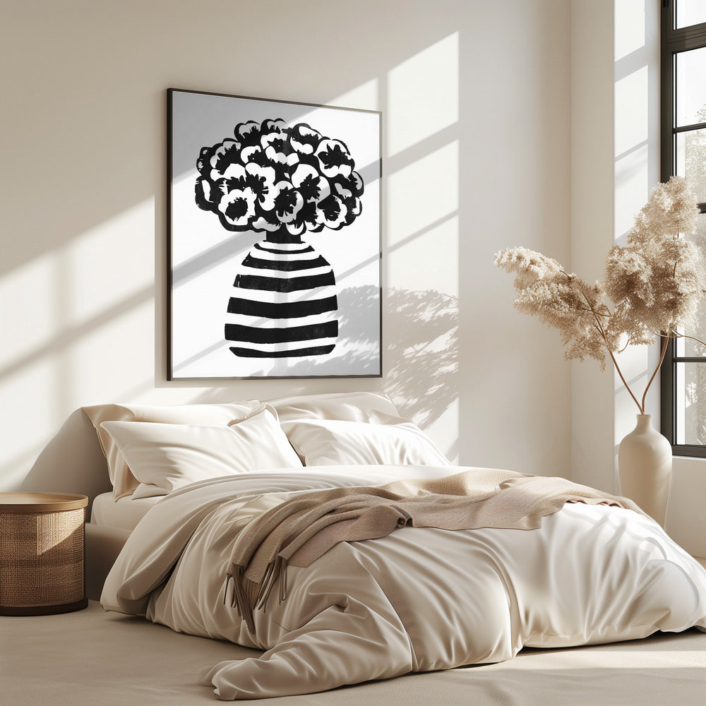 Vase Striped | Poster