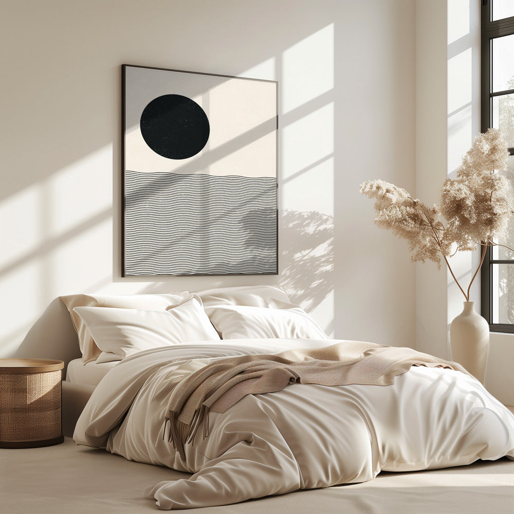 Woodblock Ocean | Poster