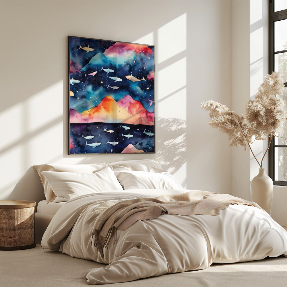 Starry Seascape | Poster