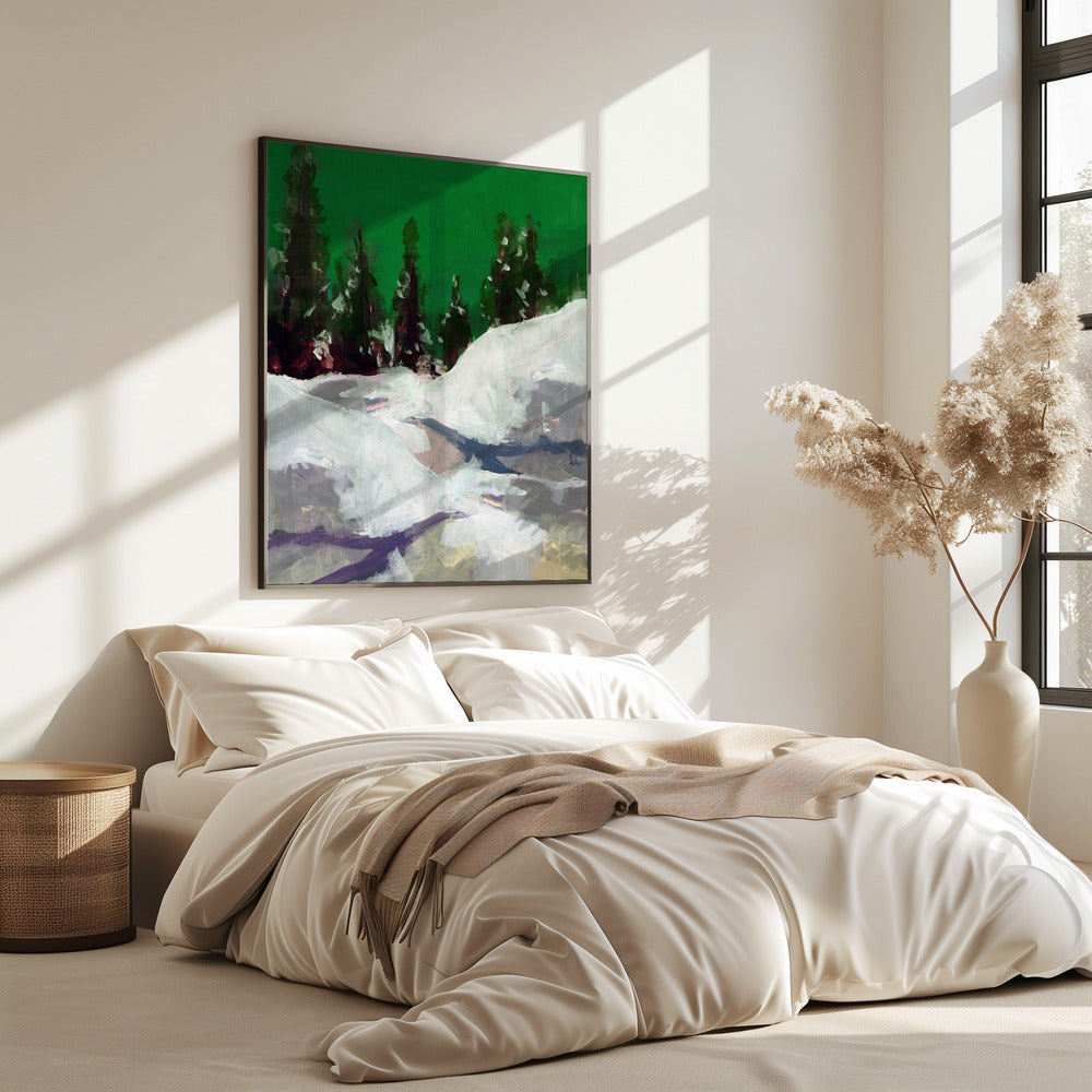 Winter Scene  In the Forest 2 | Poster