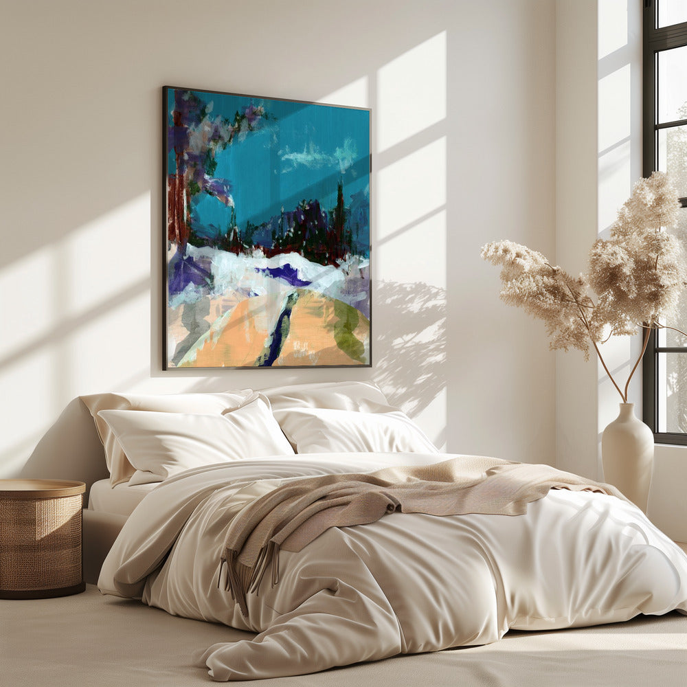 Winter Scene  In the Forest 1 | Poster