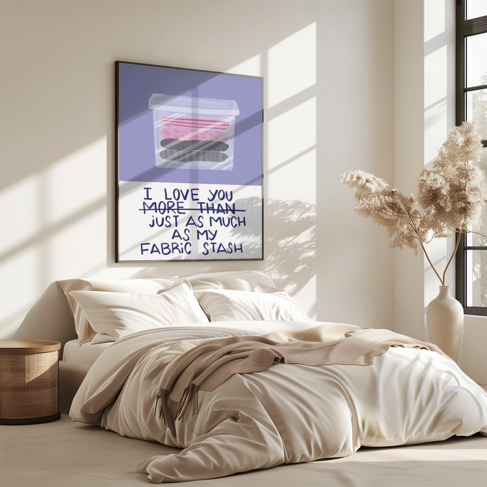 fabric stash | Poster