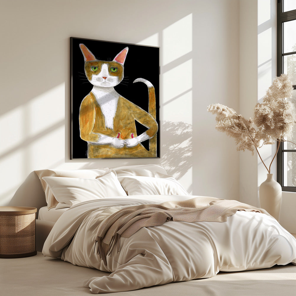 All Ok cat, thumbs up. | Poster