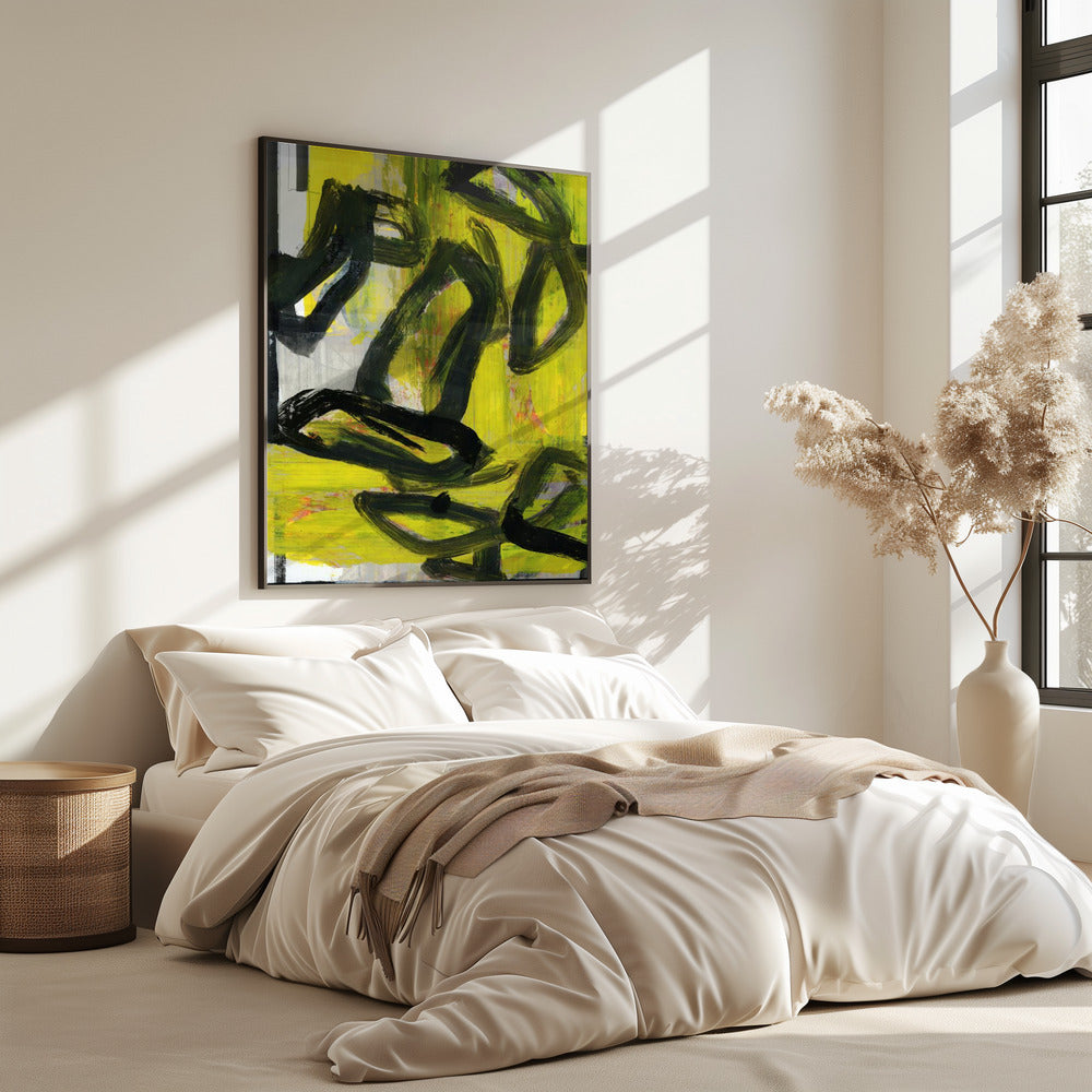 Yellow Abstract No4 | Poster