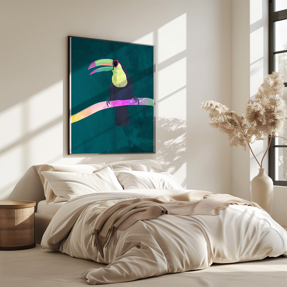 Rainbow toucan | Poster