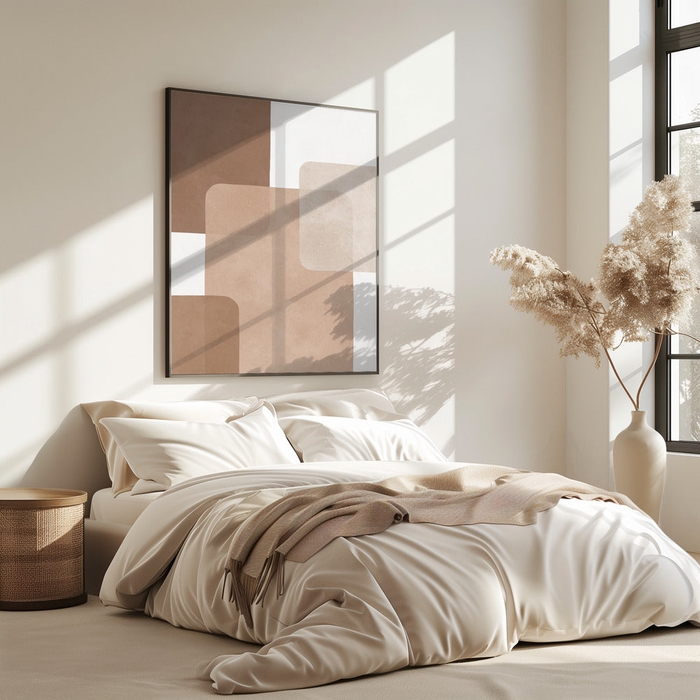 Boho watercolor strokes 3 | Poster