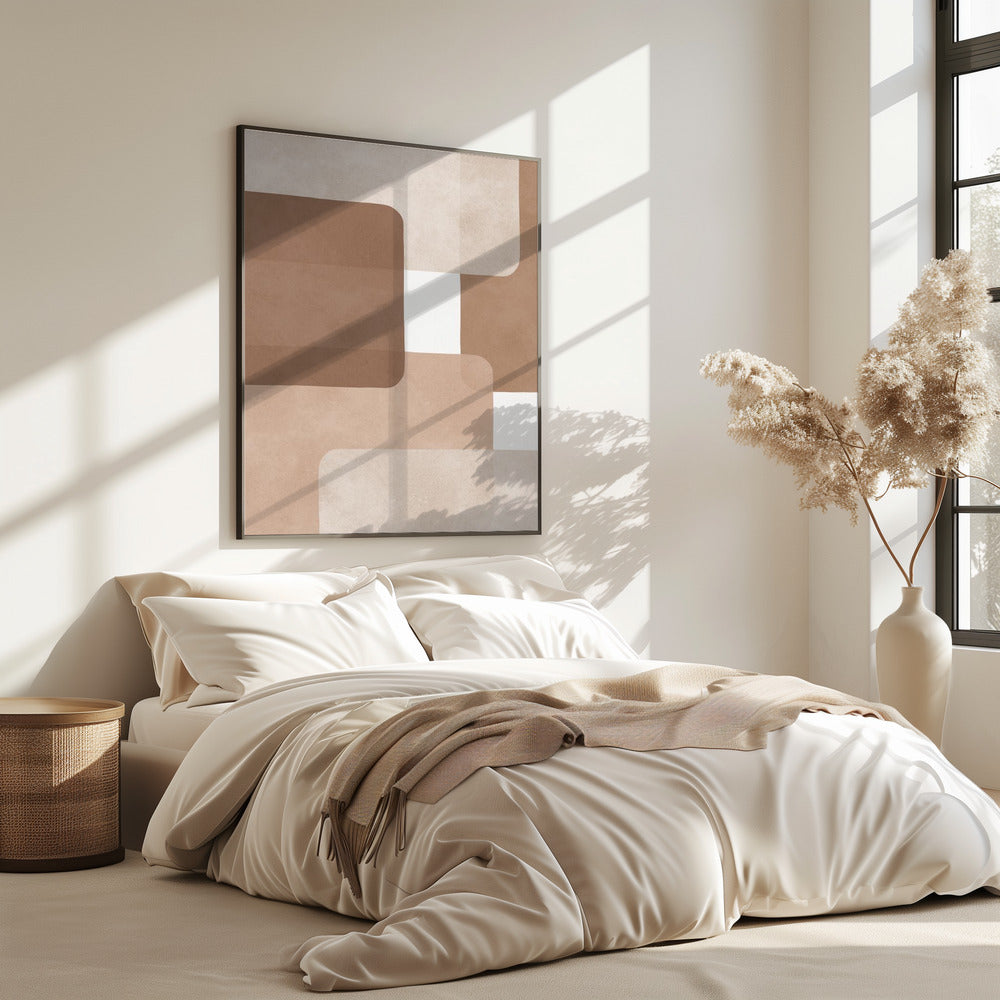 Boho watercolor strokes 2 | Poster