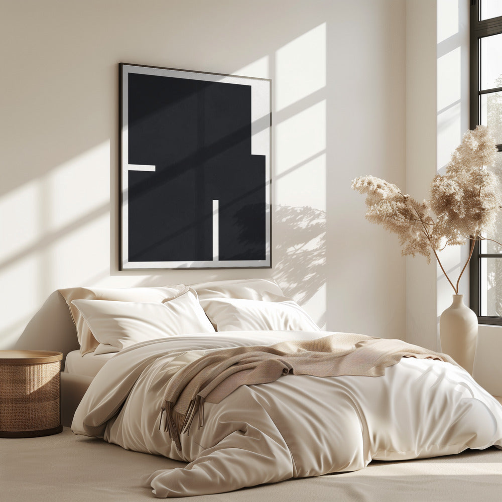 Black and white geometry 4 | Poster