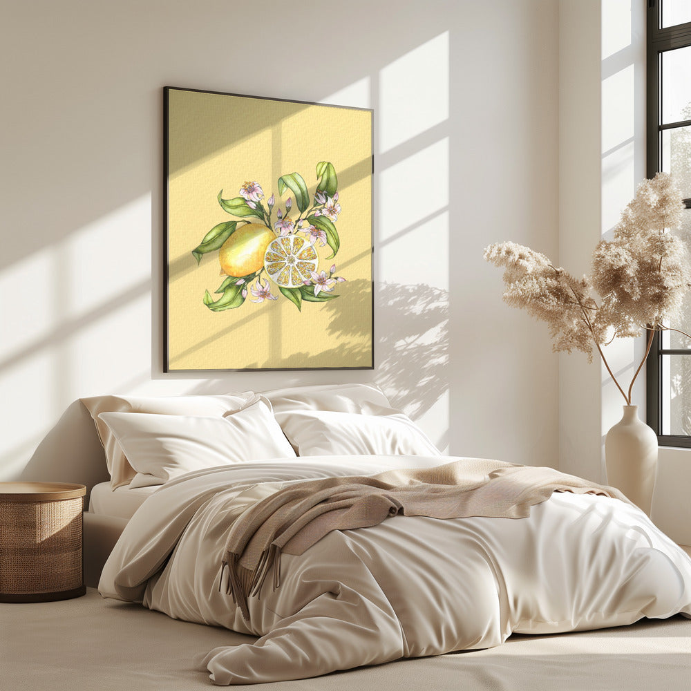 Lemon illustration | Poster