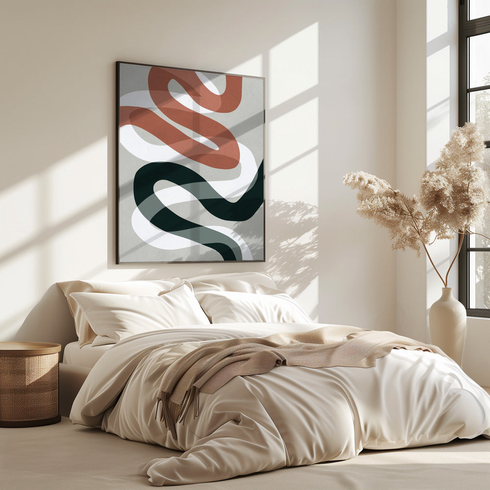 Expressionist curves 1 | Poster