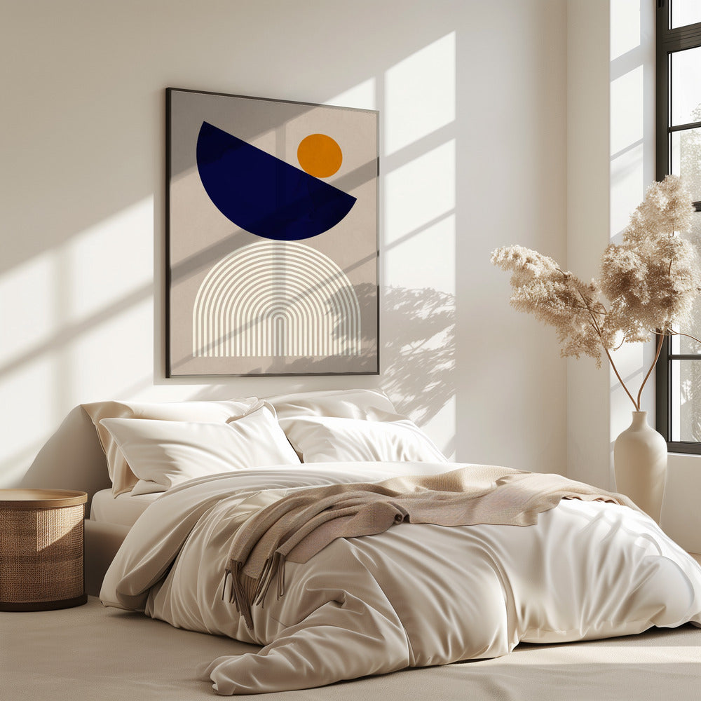 Lines and semicircles 2 | Poster