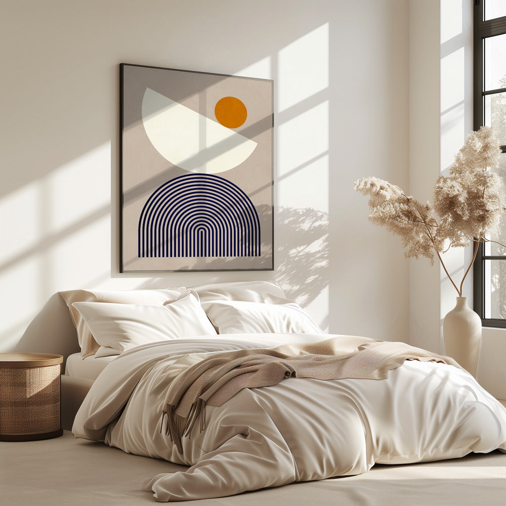 Lines and semicircles 1 | Poster