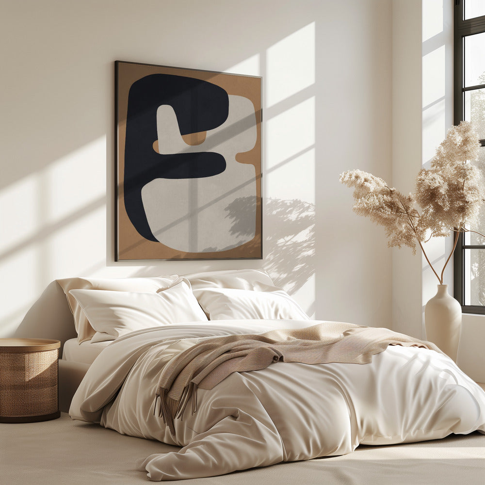 Brown and black art 1 | Poster